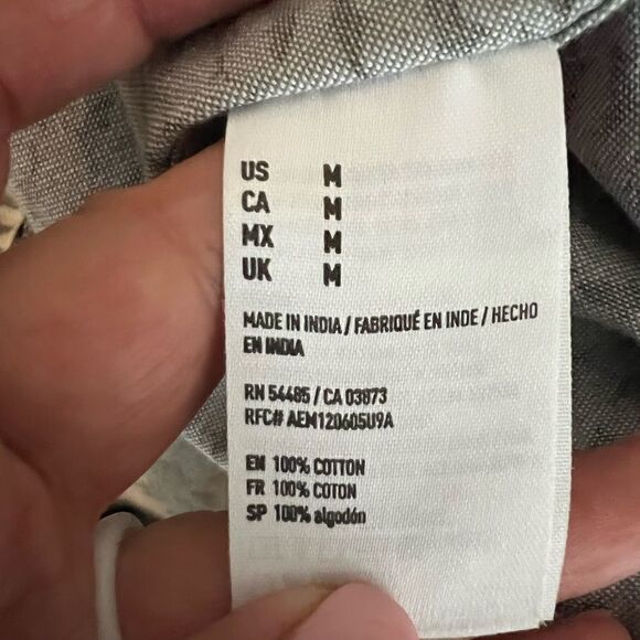 American Eagle Mens Button Down Shirt Size M - Picture 4 of 4
